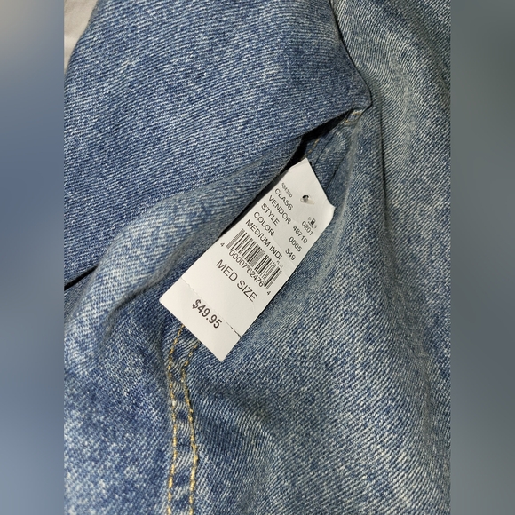 PLAYBOY Light Blue Denim Jacket* - Picture 3 of 3